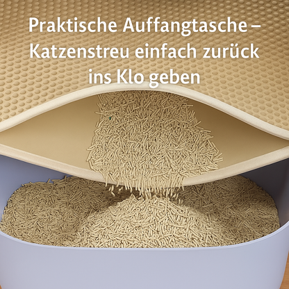 🐾Katzenstreumatte mit doppeltem Wabendesign🐾